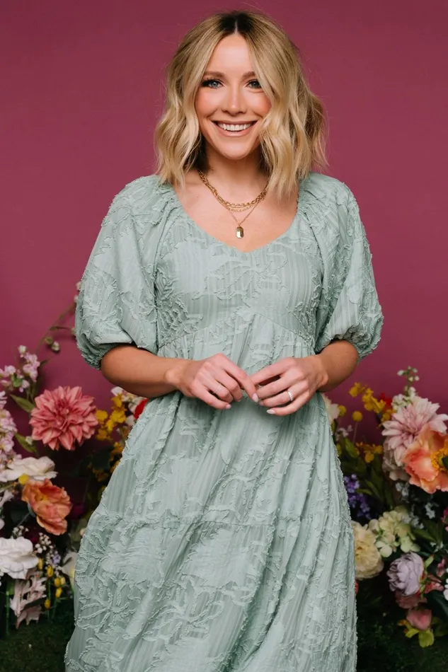 Women Bump Friendly Baltic Born Hayward Dress Sage