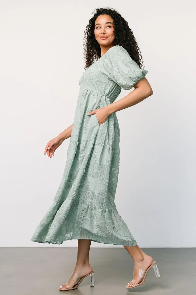 Women Bump Friendly Baltic Born Hayward Dress Sage