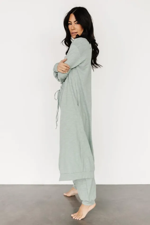 Women Cardigans Baltic Born Janae Jumpsuit Cardigan Set Sage