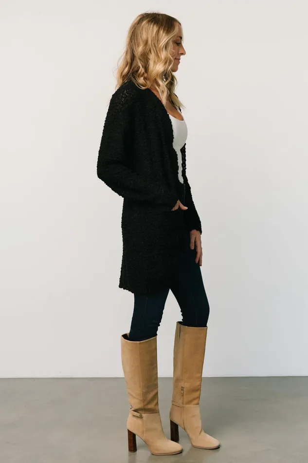 Women Cardigans Baltic Born Oxford Pocket Cardigan Black Women Cardigans Baltic Born Oxford Pocket Cardigan Black