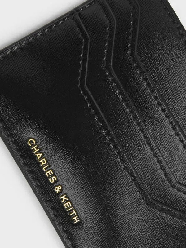 Women Carli MultiSlot Card Holder 8211 Black CHARLES and KEITH Card Holders