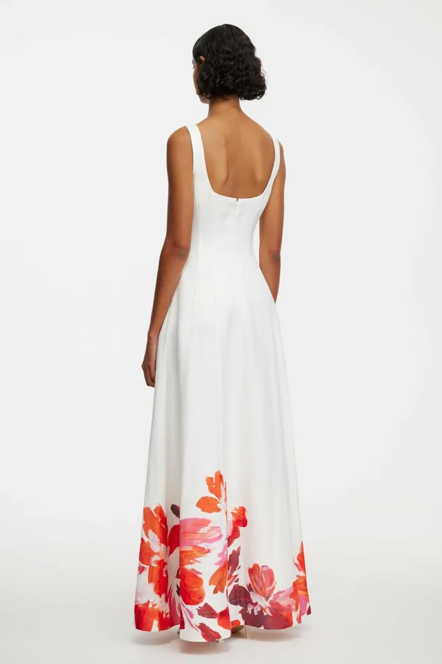 Women CHAPELHILL MAXI DRESS Wildberry Bloom Acler White Dresses