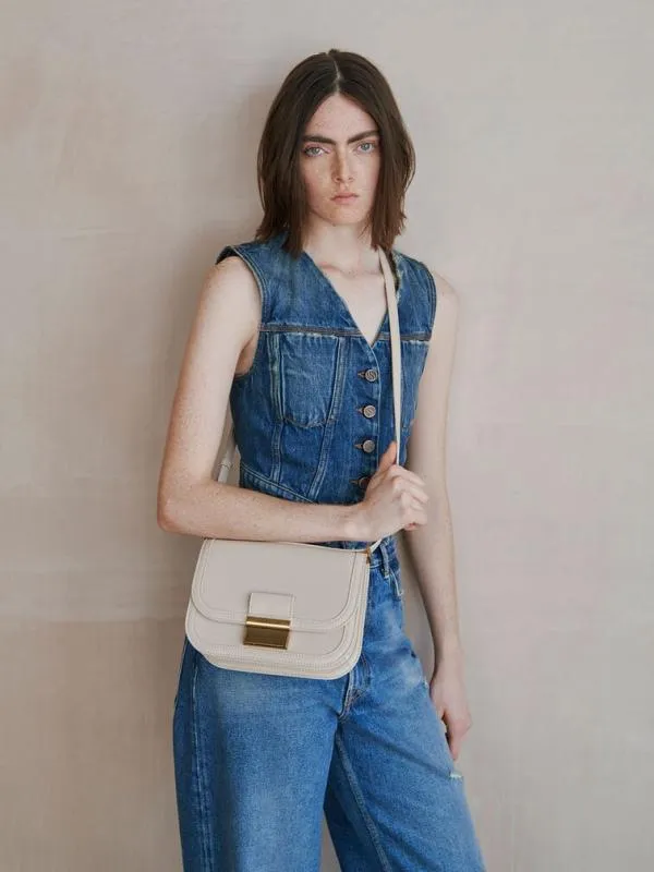Women Charlot Bag 8211 Ivory CHARLES and KEITH Crossbody Bags Women Charlot Bag 8211 Ivory CHARLES and KEITH Crossbody Bags