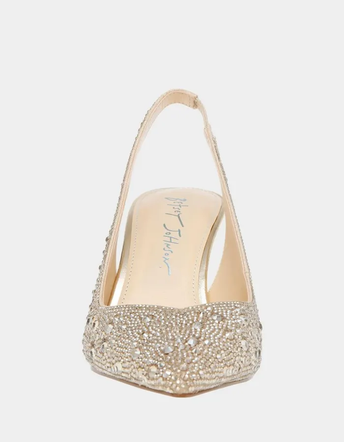 Women CLARK GOLD Gold Betsey Johnson