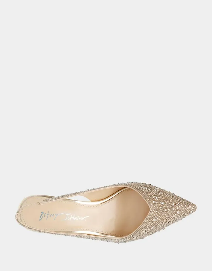 Women CLARK GOLD Gold Betsey Johnson