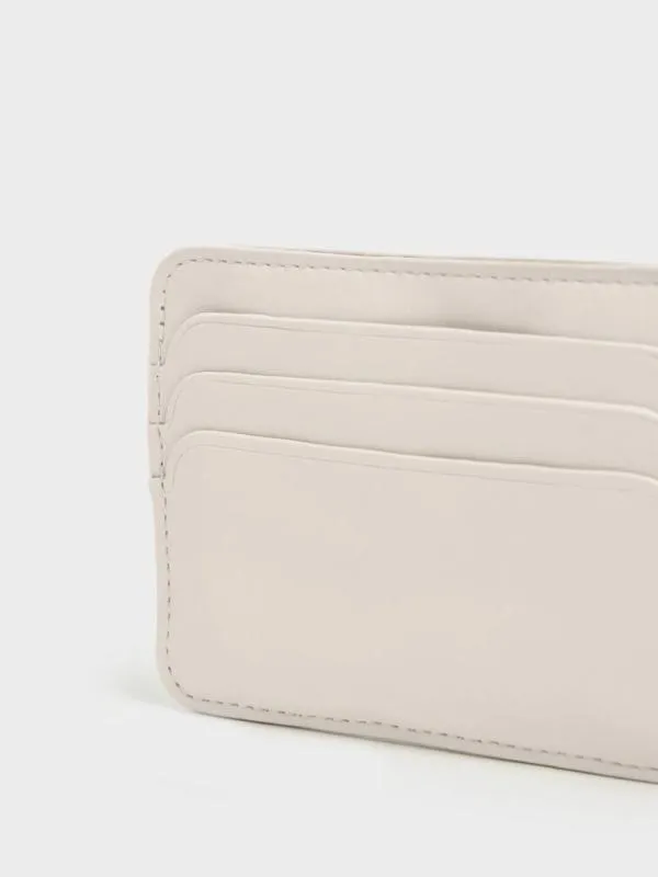 Women Cleo Quilted Card Holder 8211 Ivory CHARLES and KEITH Card Holders Women Cleo Quilted Card Holder 8211 Ivory CHARLES and KEITH Card Holders