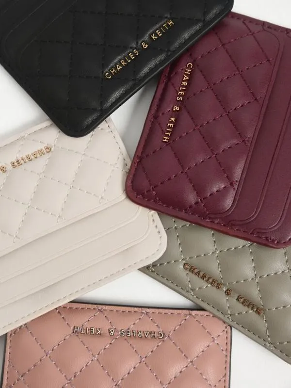 Women Cleo Quilted Card Holder 8211 Ivory CHARLES and KEITH Card Holders Women Cleo Quilted Card Holder 8211 Ivory CHARLES and KEITH Card Holders