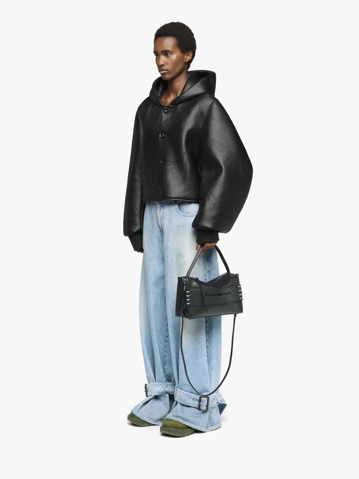 Women Coats and Jackets JW Anderson CROPPED HOODED BLOUSON JACKET Black Women Coats and Jackets JW Anderson CROPPED HOODED BLOUSON JACKET Black