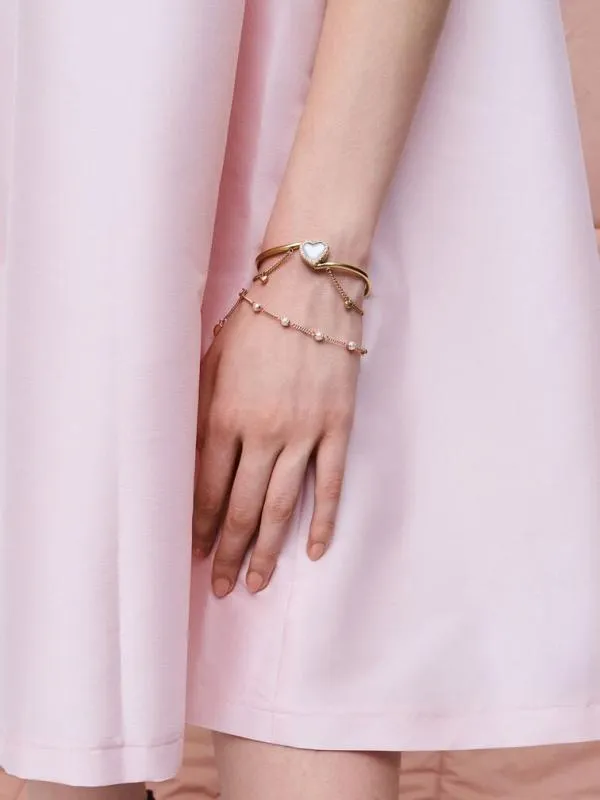 Women Corrine Pearl Bracelet 8211 Rose Gold CHARLES and KEITH Bracelets Women Corrine Pearl Bracelet 8211 Rose Gold CHARLES and KEITH Bracelets