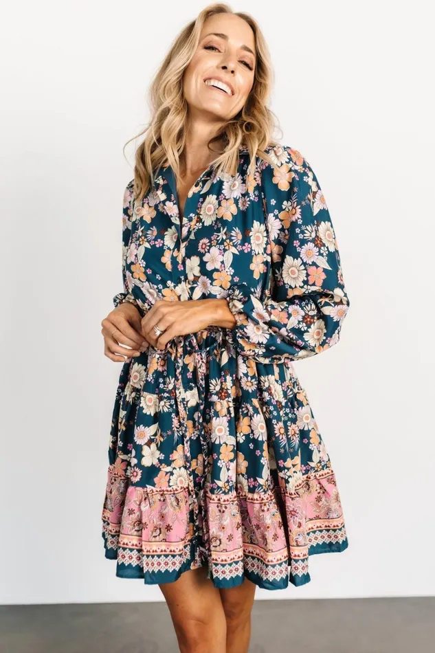 Women Cover Ups Baltic Born Jane Short Dress Jade Multi