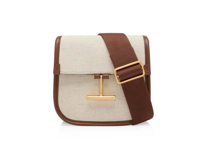 Women Cross Body Bags Tom Ford Canvas And Leather Tara Mini Crossbody Rope Tan Women Cross Body Bags Tom Ford Canvas And Leather Tara Mini Crossbody Rope Tan