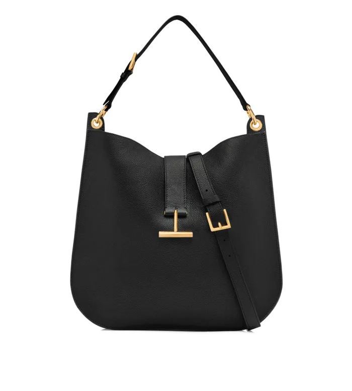 Women Cross Body Bags Tom Ford Grain Leather Tara Large Crossbody
