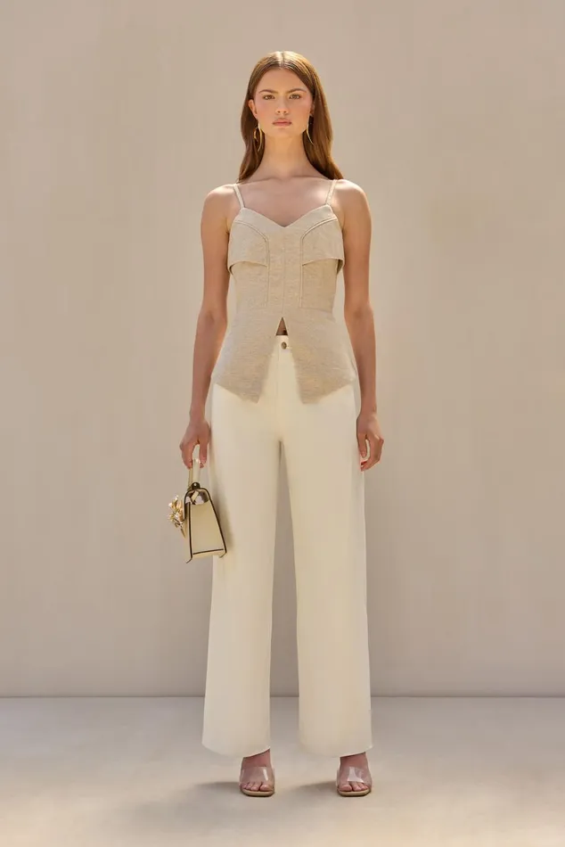 Women Cult Gaia Bottoms ADOREA PANT 8211 OFF WHITE