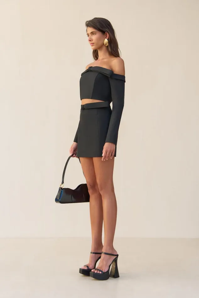 Women Cult Gaia Bottoms ESSIE SKIRT 8211 BLACK