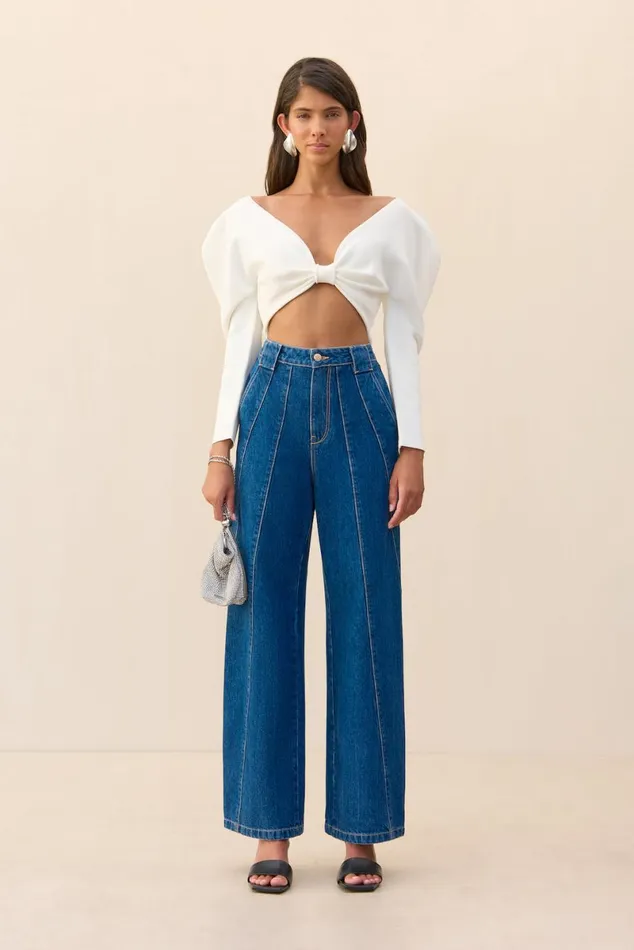 Women Cult Gaia Bottoms MEY JEAN 8211 INDIGO