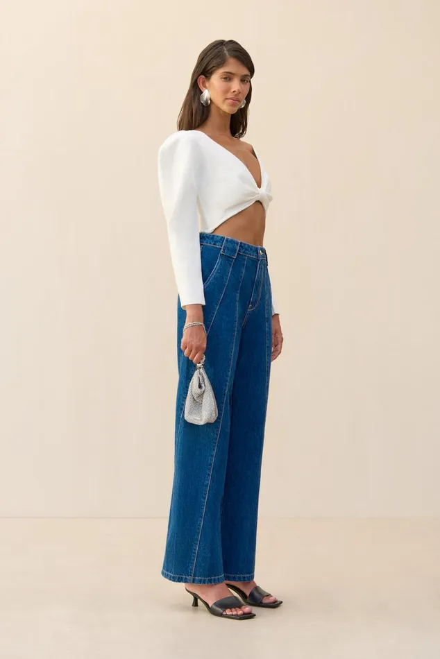 Women Cult Gaia Bottoms MEY JEAN 8211 INDIGO Women Cult Gaia Bottoms MEY JEAN 8211 INDIGO