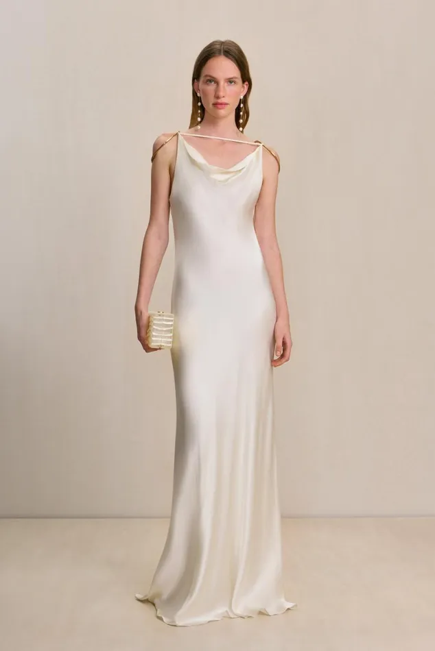 Women Cult Gaia Dresses AZAELIA GOWN 8211 OFF WHITE