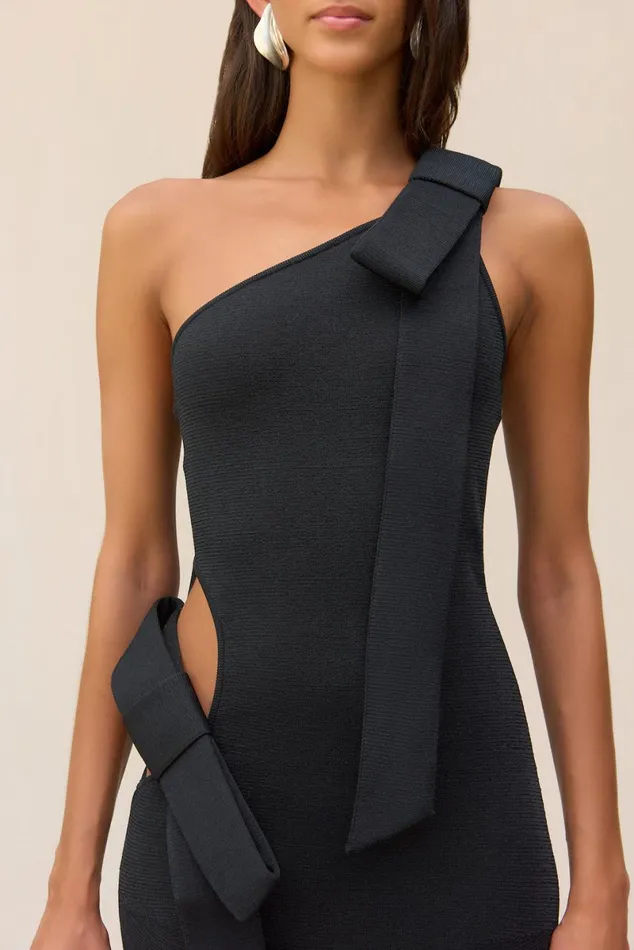 Women Cult Gaia Dresses BLENDA KNIT DRESS 8211 BLACK