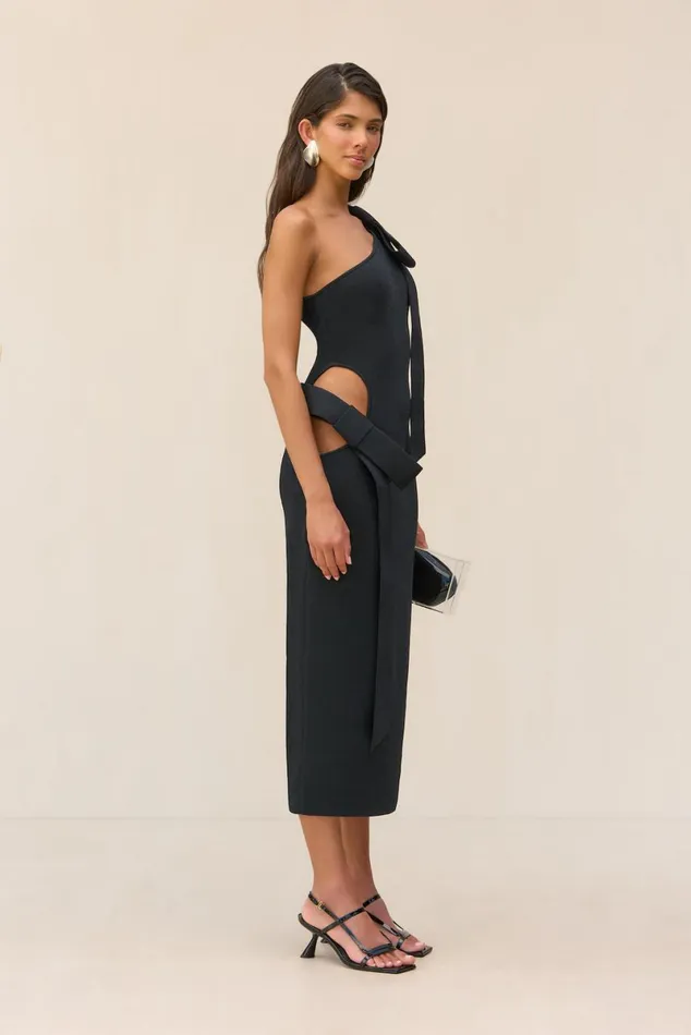 Women Cult Gaia Dresses BLENDA KNIT DRESS 8211 BLACK Women Cult Gaia Dresses BLENDA KNIT DRESS 8211 BLACK
