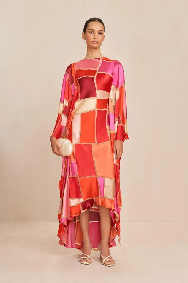 Women Cult Gaia Dresses ELIKA GOWN 8211 LOLLIPOP MOSAIC