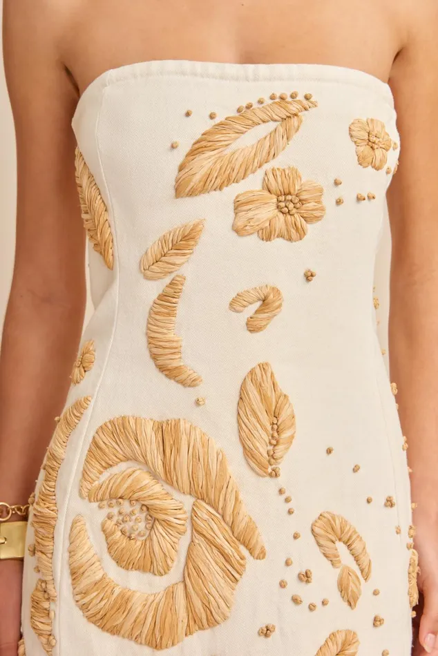 Women Cult Gaia Dresses FINA DRESS 8211 INDU ECRU
