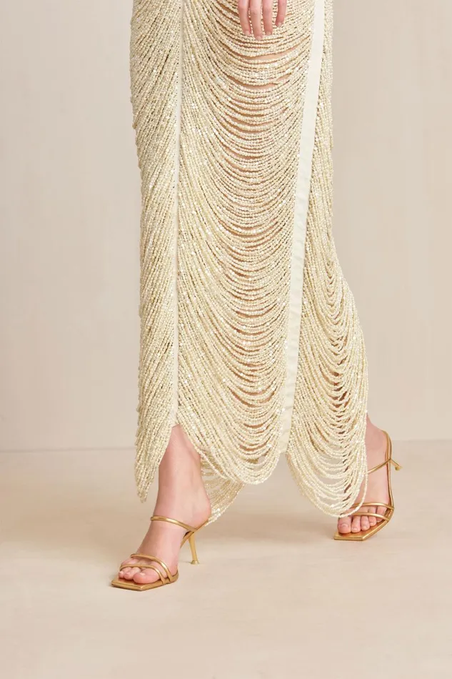 Women Cult Gaia Dresses SANTIAGA GOWN 8211 OFF WHITE Women Cult Gaia Dresses SANTIAGA GOWN 8211 OFF WHITE