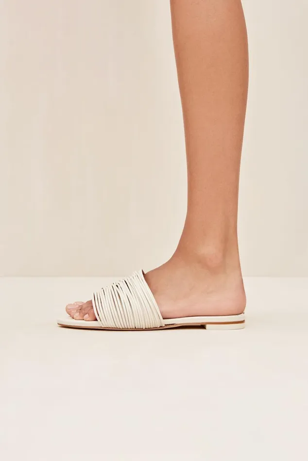 Women Cult Gaia Flats MIA SANDAL 8211 OFF WHITE Women Cult Gaia Flats MIA SANDAL 8211 OFF WHITE