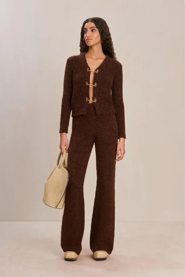 Women Cult Gaia Knits ANTICO KNIT PANT 8211 JAVA