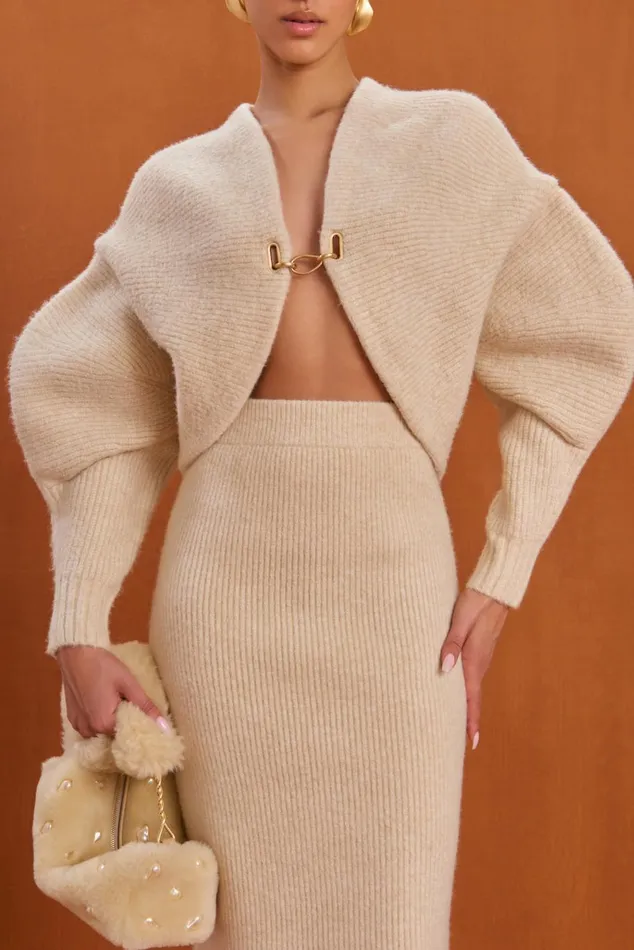 Women Cult Gaia Knits DEVIN KNIT CARDIGAN 8211 OFF WHITE MELANGE Women Cult Gaia Knits DEVIN KNIT CARDIGAN 8211 OFF WHITE MELANGE