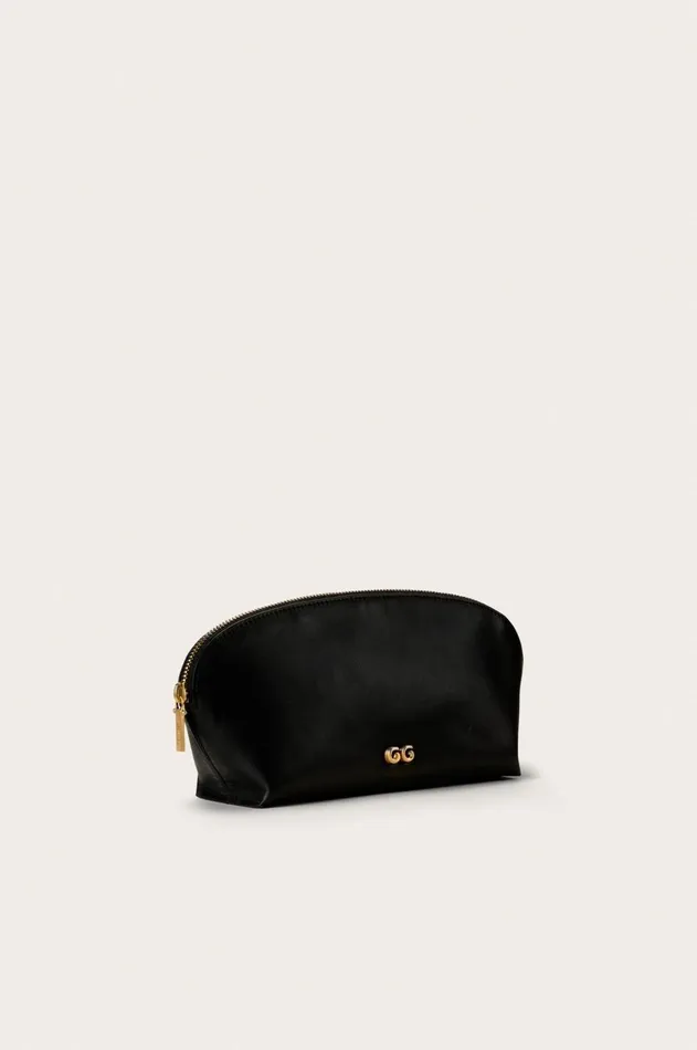 Women Cult Gaia Leather Goods ALBA COSMETIC CASE 8211 BLACK Women Cult Gaia Leather Goods ALBA COSMETIC CASE 8211 BLACK