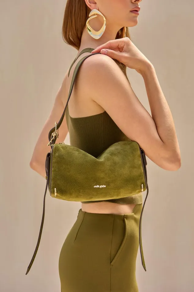 Women Cult Gaia Shoulder Bags NATASHA SHOULDER 8211 OLIVA Women Cult Gaia Shoulder Bags NATASHA SHOULDER 8211 OLIVA