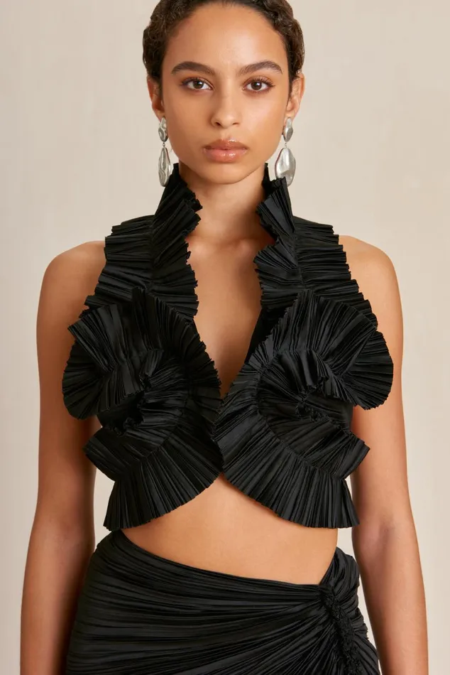 Women Cult Gaia Tops ADILIA TOP 8211 BLACK Women Cult Gaia Tops ADILIA TOP 8211 BLACK