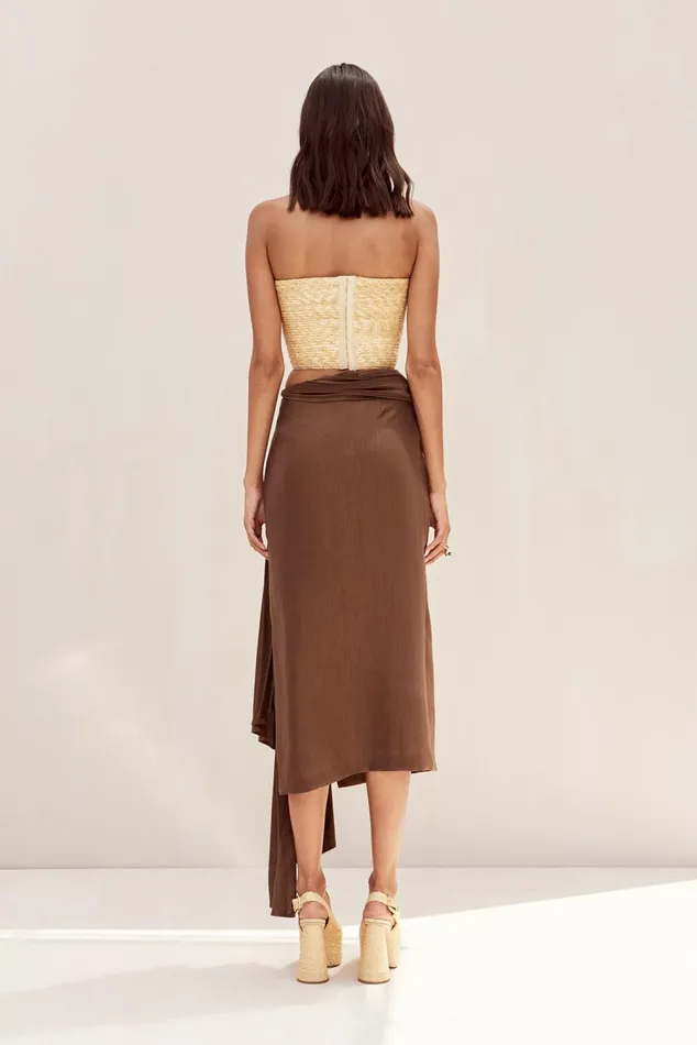 Women Cult Gaia Tops JACIRA TOP 8211 NATURAL RAFFIA