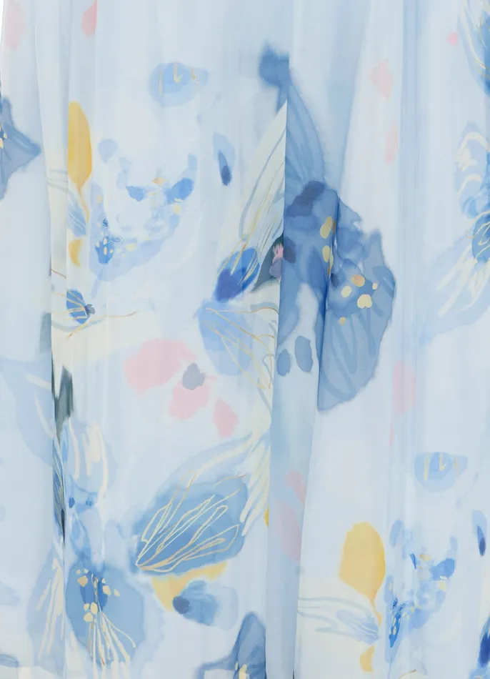 Women Dresses and Jumpsuits LEO LIN Adriana One Shoulder Maxi Dress 8211 Tranquility Print
