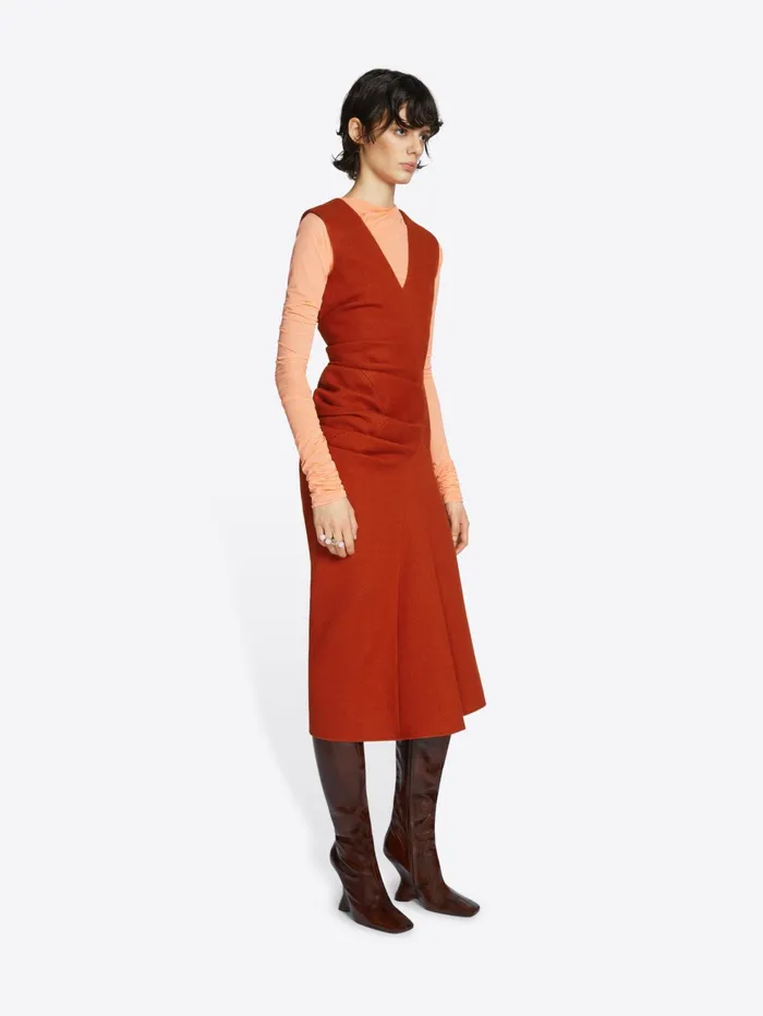 Women Dries Van Noten Dresses Midi Draped Dress