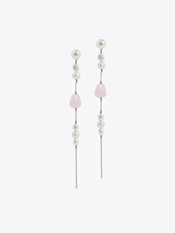 Women Dries Van Noten Jewelry Long Pendant Earrings
