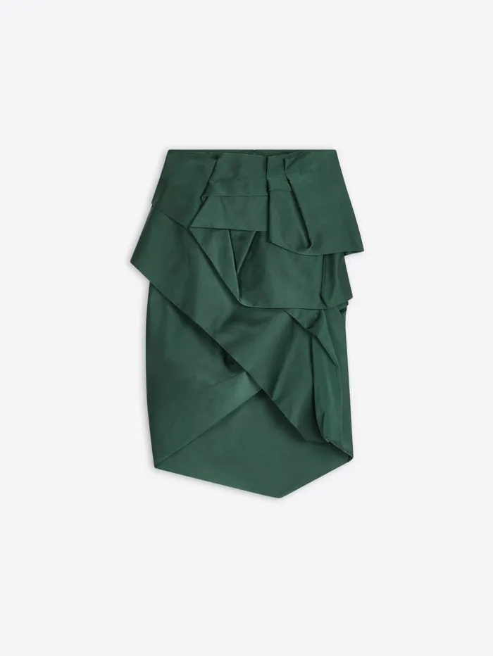 Women Dries Van Noten Skirts Draped Peplum Skirt
