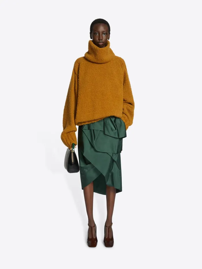 Women Dries Van Noten Skirts Draped Peplum Skirt