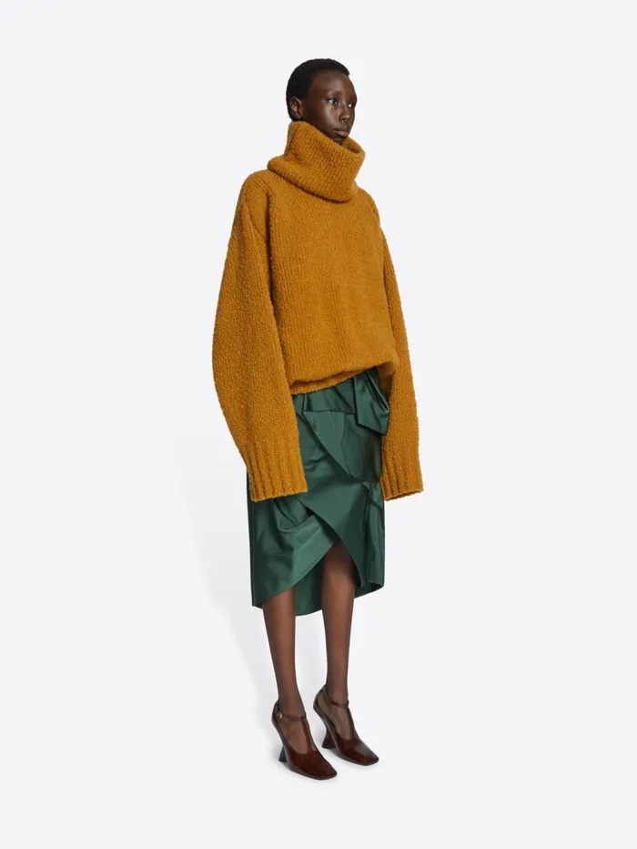 Women Dries Van Noten Skirts Draped Peplum Skirt