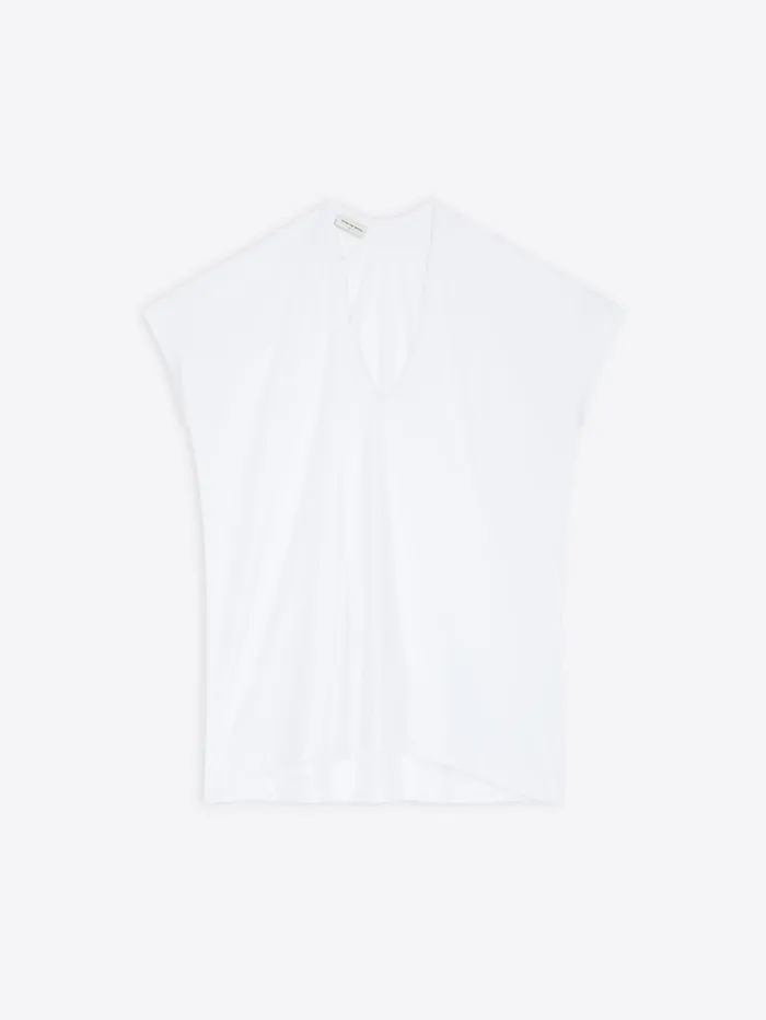 Women Dries Van Noten Tshirts and Sweatshirts Vneck Tee