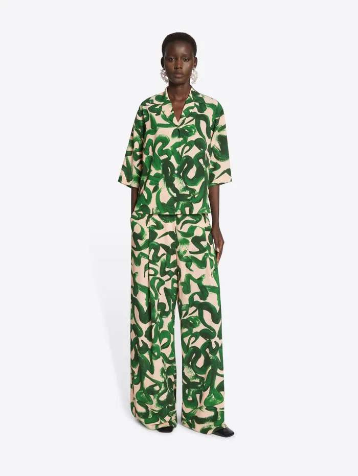 Women Dries Van Noten Tops and Blouses Short Sleeve Shirt
