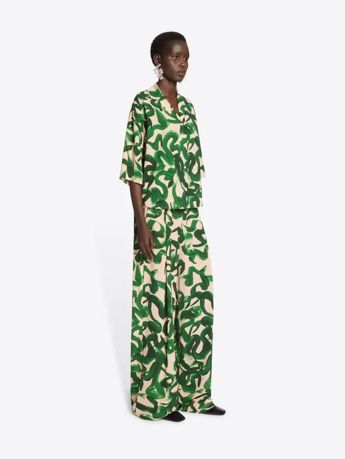 Women Dries Van Noten Tops and Blouses Short Sleeve Shirt