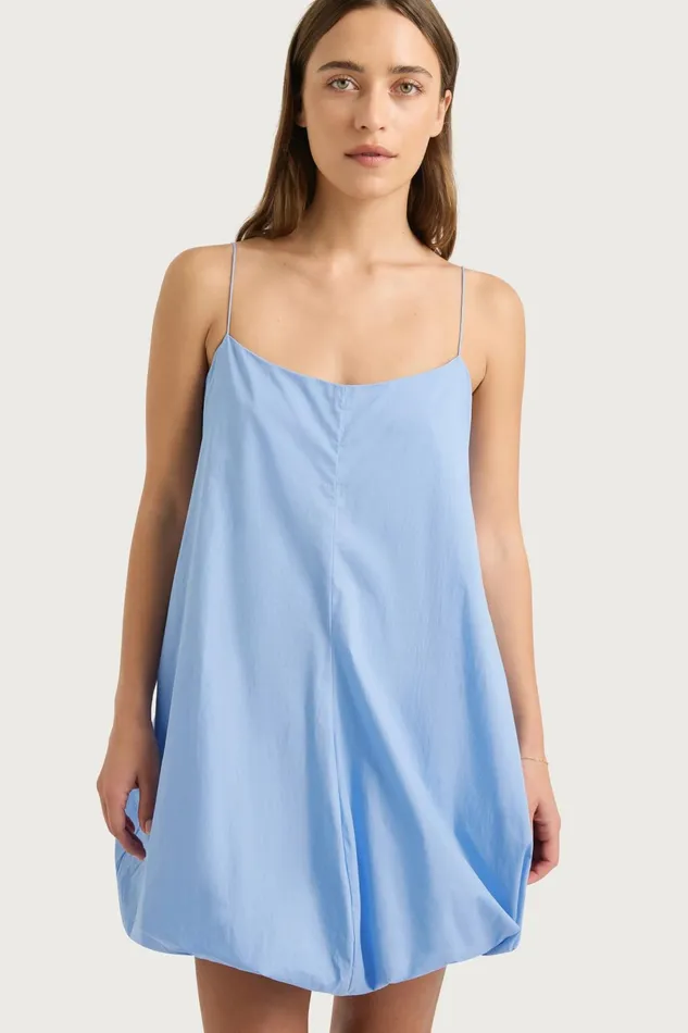 Women Faithfull The Brand Dresses Anais Mini Dress Mid Blue