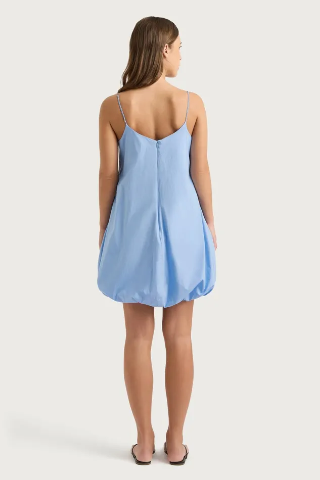 Women Faithfull The Brand Dresses Anais Mini Dress Mid Blue