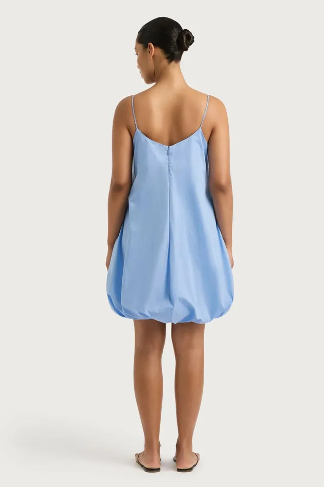 Women Faithfull The Brand Dresses Anais Mini Dress Mid Blue