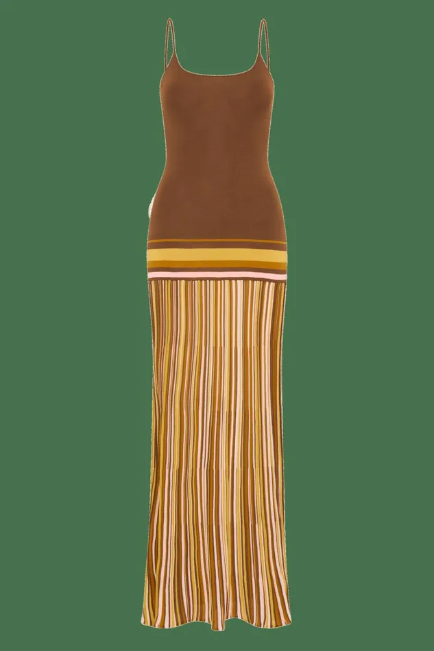 Women Faithfull The Brand Dresses Citara Maxi Dress Cocoa