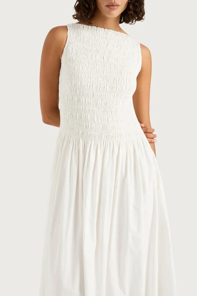 Women Faithfull The Brand Dresses Margot Maxi Dress White