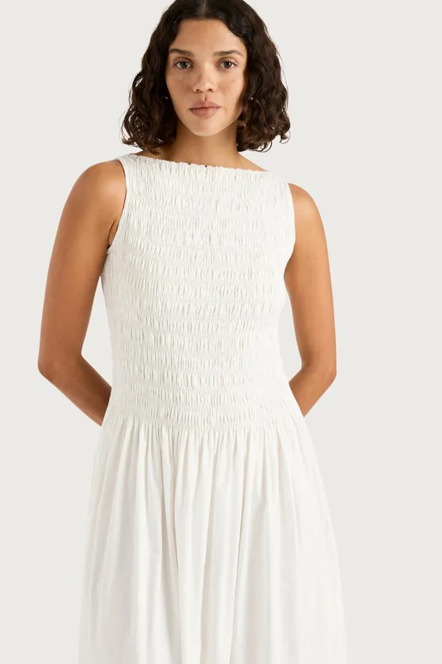 Women Faithfull The Brand Dresses Margot Maxi Dress White