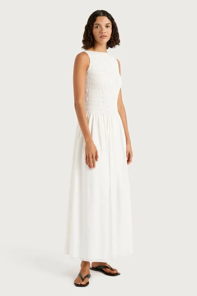 Women Faithfull The Brand Dresses Margot Maxi Dress White
