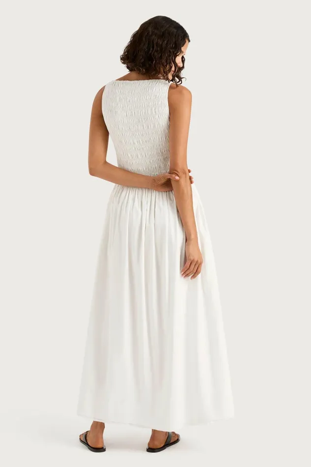 Women Faithfull The Brand Dresses Margot Maxi Dress White